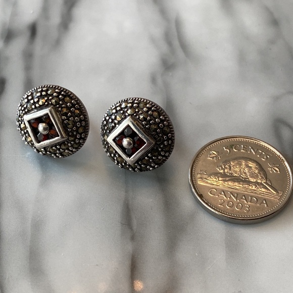 Marcasite and Earrings - Picture 6 of 6